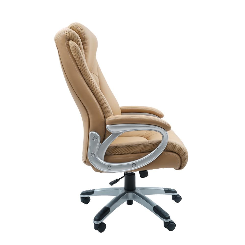 เก้าอี้สำนักงาน MODENA BOSS BR PVC สีน้ำตาล