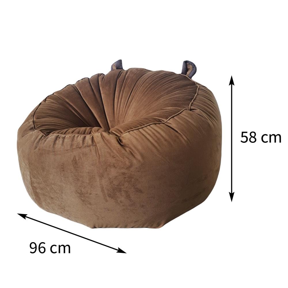 เบาะรองนั่ง HOME LIVING STYLE G-CAPYBARA 38X23 นิ้ว สีน้ำตาล