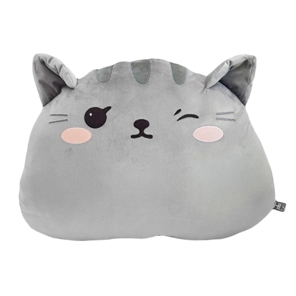 หมอนอิง HOME LIVING STYLE G-SALID CAT 18X22 นิ้ว สีเทา