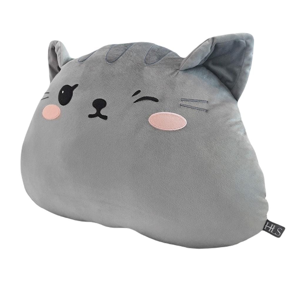 หมอนอิง HOME LIVING STYLE G-SALID CAT 18X22 นิ้ว สีเทา