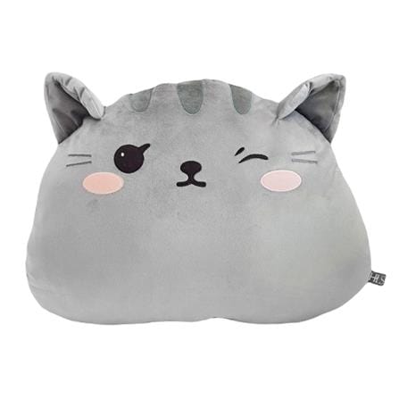 หมอนอิง HOME LIVING STYLE G-SALID CAT 18X22 นิ้ว สีเทา_0