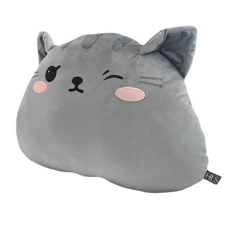 หมอนอิง HOME LIVING STYLE G-SALID CAT 18X22 นิ้ว สีเทา_2