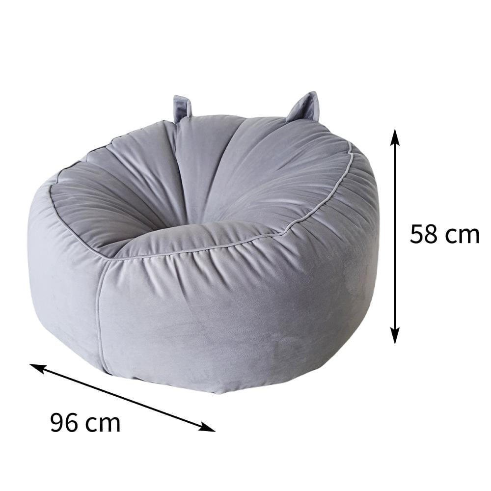 เบาะรองนั่ง HOME LIVING STYLE G-SALID CAT 38X23 นิ้ว สีเทา
