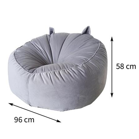 เบาะรองนั่ง HOME LIVING STYLE G-SALID CAT 38X23 นิ้ว สีเทา_6