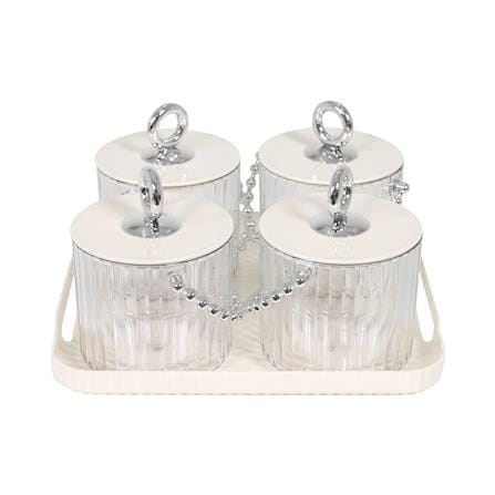 ชุดกล่องจัดเก็บ STACKO MUK 22.5X21X12 ซม. 4 ชิ้น สีใส_2