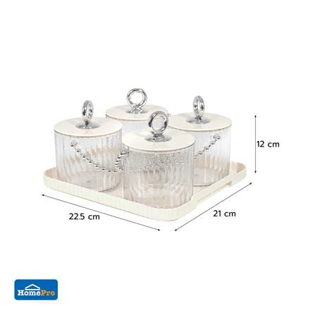 ชุดกล่องจัดเก็บ STACKO MUK 22.5X21X12 ซม. 4 ชิ้น สีใส_6