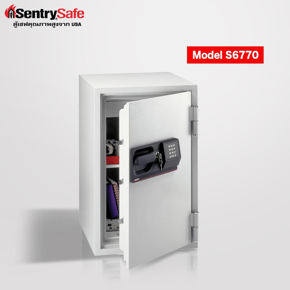 ตู้นิรภัย ELECTRONIC SENTRYSAFE S6770 สีเทา