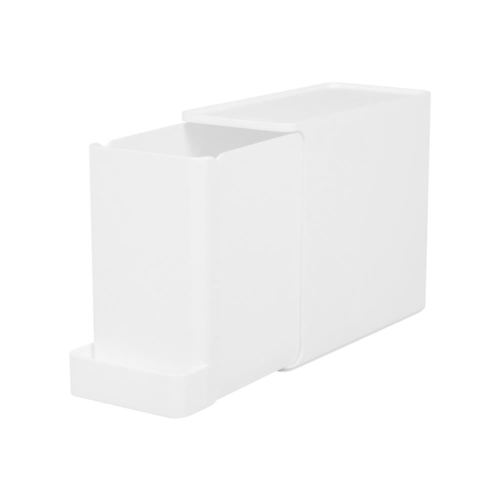 กล่องลิ้นชัก 1 ช่อง STACKO CONNECT 22.5X9X16.7 ซม. สีขาว