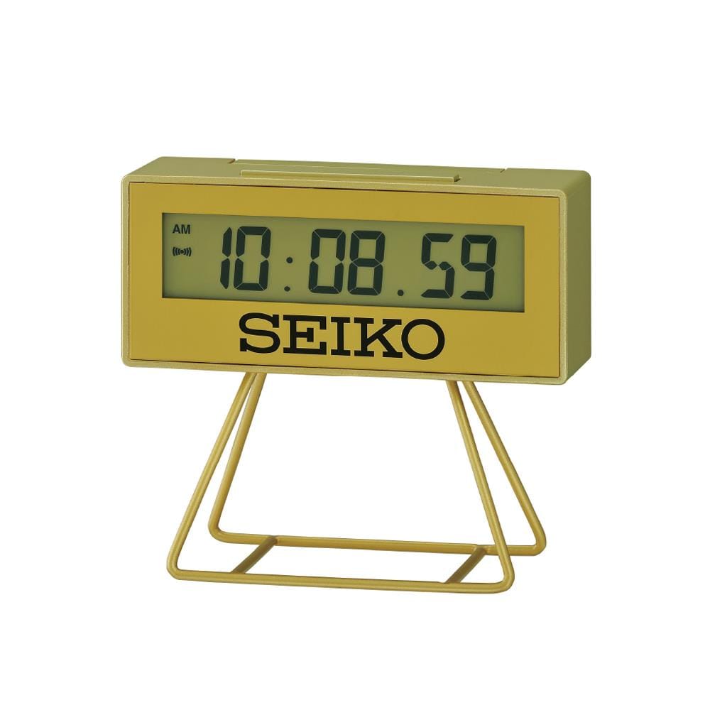 นาฬิกาดิจิทัล SEIKO CLOCKS QHL062G 3.7X4.2 นิ้ว สีทอง_1
