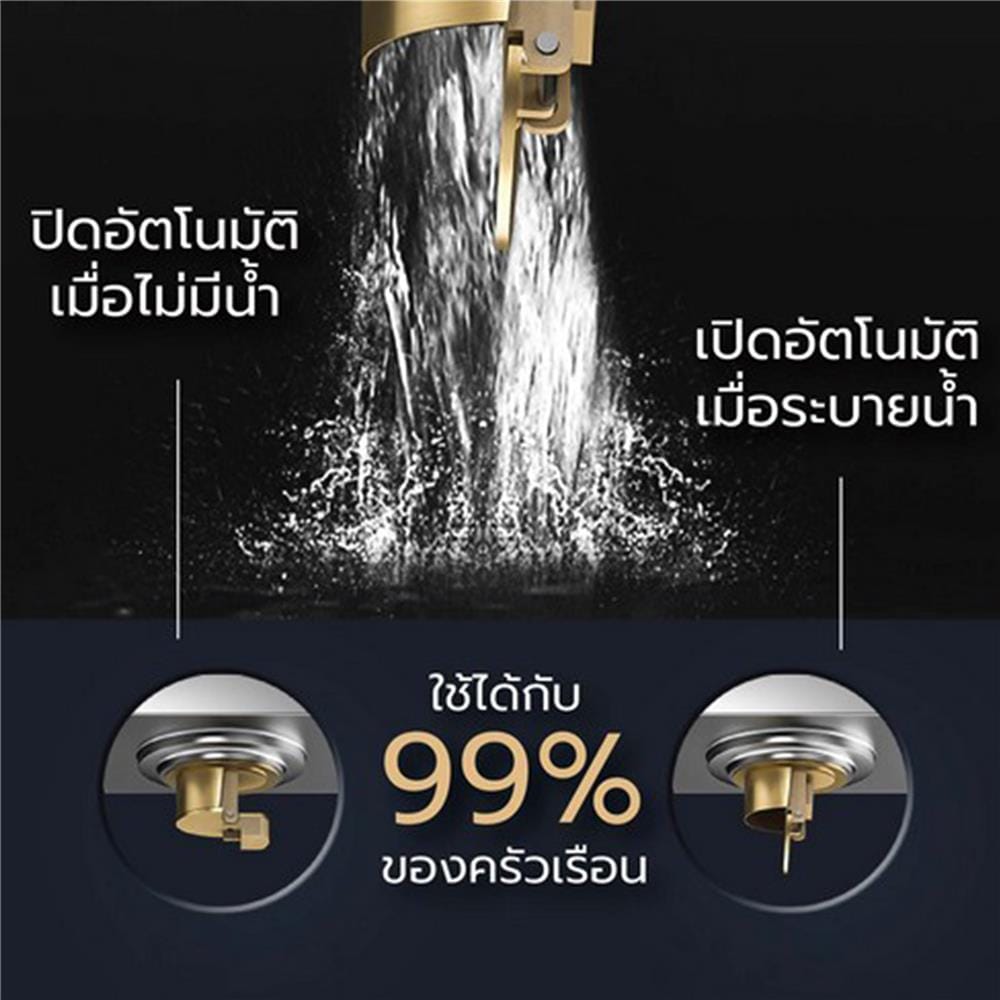 ตะแกรงกันกลิ่นเหลี่ยม CASSA CM0040 10 ซม. สีเงินด้าน