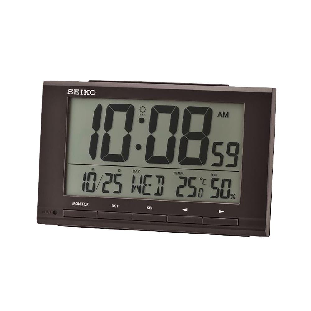นาฬิกาดิจิทัล SEIKO CLOCKS QHL090K 3.7X6 นิ้ว สีดำ