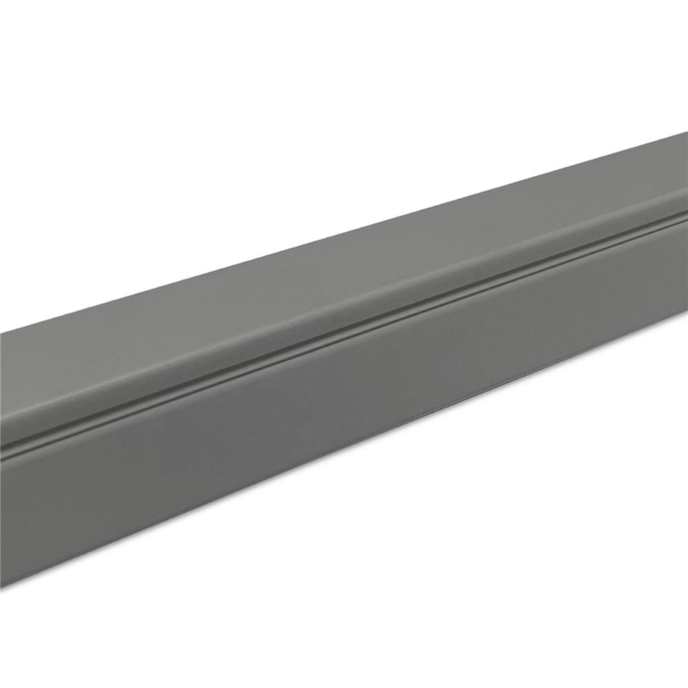 รางเก็บสายไฟไวร์เวย์ PVC ELECKTA 60X60 มม. 2 เมตร สีเทา