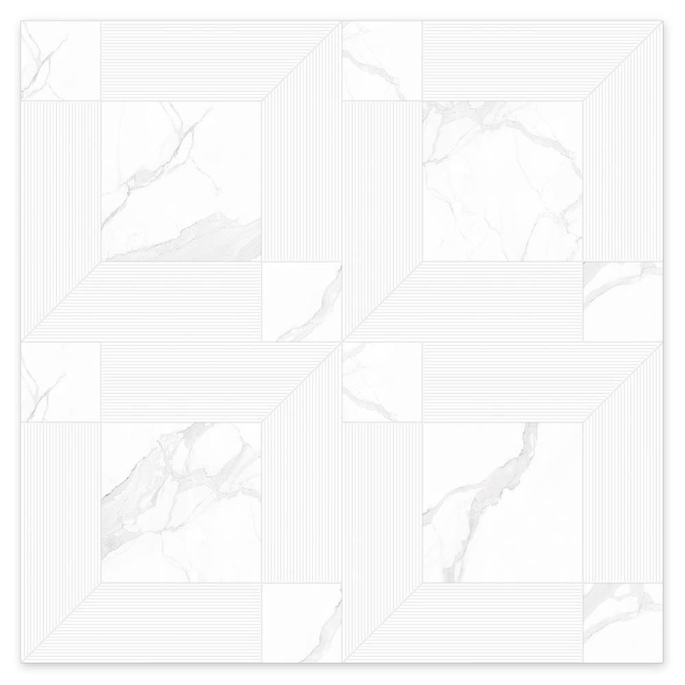 กระเบื้องพื้น 18x18 TARA บาร์เร็ท สีขาว PM 1 ตร.ม.