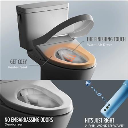 ฝารองนั่งอัตโนมัติ TOTO WASHLET S7 (TCF47360GTH)_9