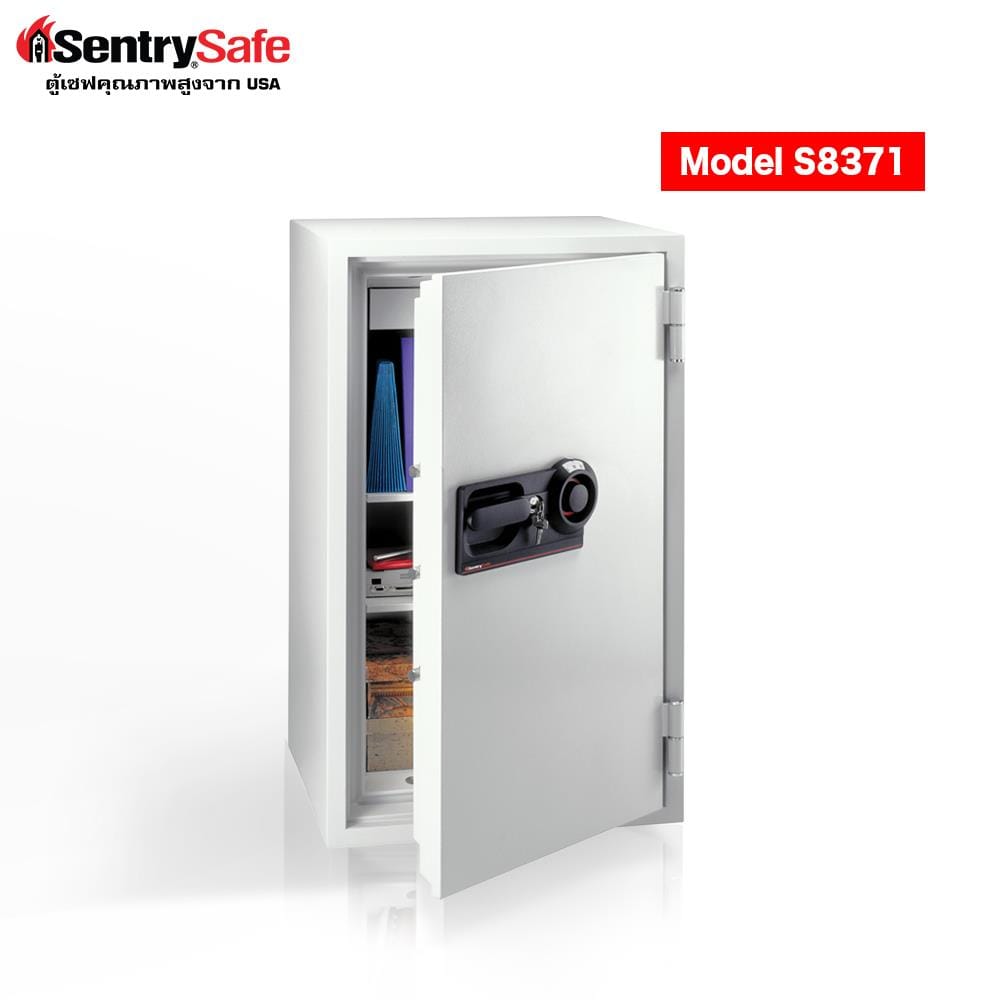 ตู้นิรภัยมือหมุน SENTRYSAFE S8371 สีเทา