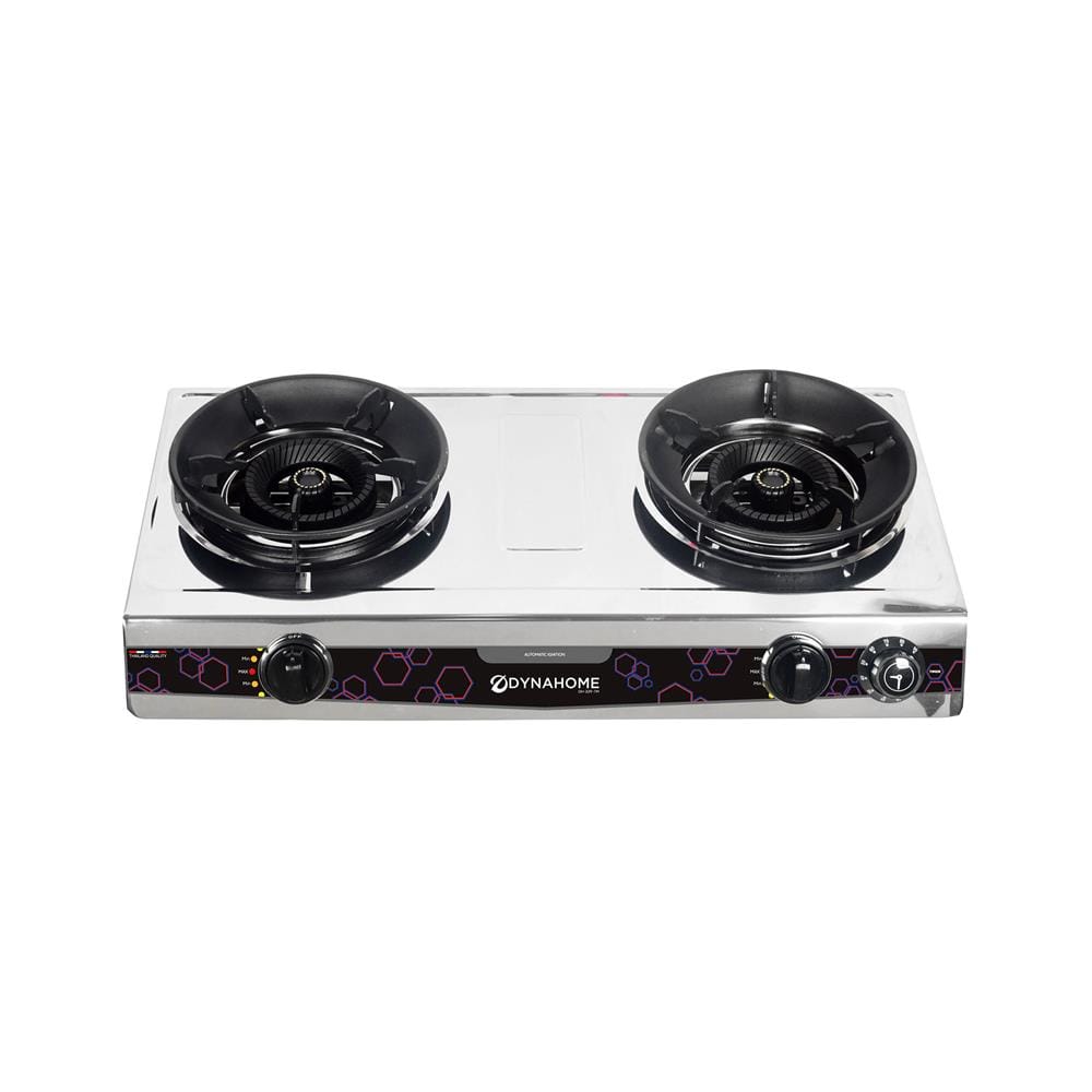 เตาแก๊สตั้งโต๊ะ 2 หัวแก๊ส DYNA HOME DH-229-TM