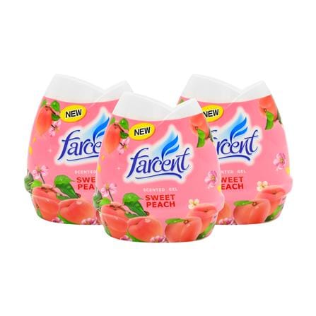 เจลปรับอากาศ FARCENT SCENTED PEACH 200 กรัม แพ็ก 3 ชิ้น_0