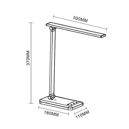 ไฟอ่านหนังสือ LED CARINI MT376WH 4 วัตต์ สีขาว_10
