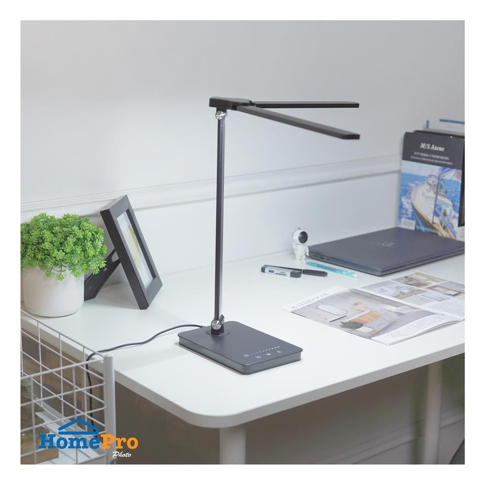 ไฟอ่านหนังสือ LED MT338BK 10 วัตต์ สีดำ