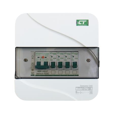 ชุดตู้คอนซูมเมอร์ยูนิต CTU-4 ช่อง เมนกันดูด 50 แอมป์ CT ELECTRIC_0