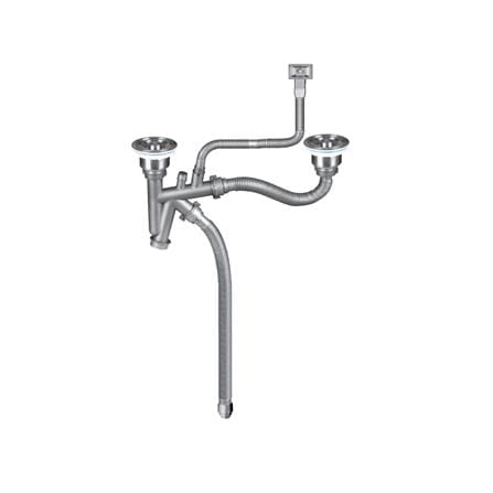 ซิงค์ฝัง 2 หลุม 1 ที่พัก AXIA RIVIERA PRO120 สีเงิน_3