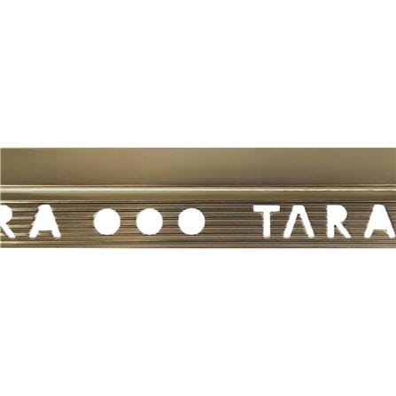คิ้วอะลูมิเนียมแบบเหลี่ยม TARA 12 มม. 2 ม. สีบรอนซ์-ทอง_2