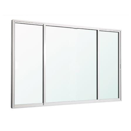 หน้าต่างบานเลื่อน อะลูมิเนียม S-F-S MHOLARN 180x110 ซม. สีขาว_1