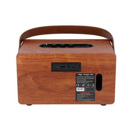 ลำโพงบลูทูธ AIWA RETRO PLUS MI-X150 II สีน้ำตาล_5