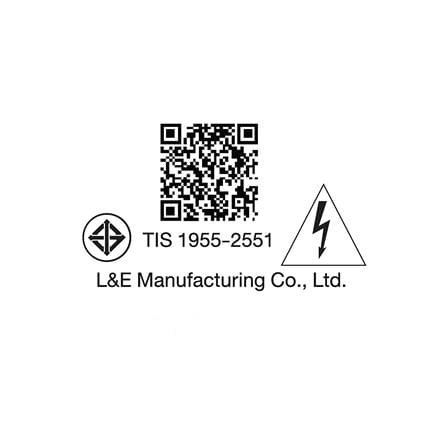 ไฟผนังภายนอก LED L&E 65-A0559 10 วัตต์ WARM WHITE สีดำ_5
