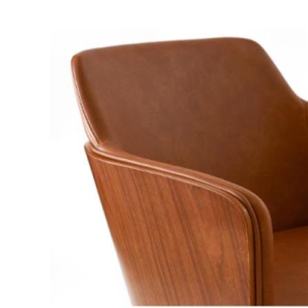 เก้าอี้สำนักงาน FURINTREND WALNUT สีน้ำตาล_3