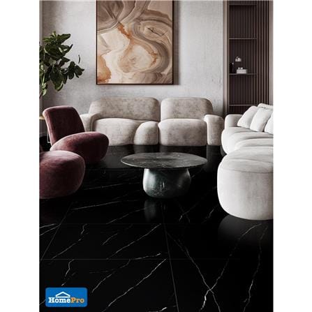 กระเบื้องพื้นพอร์ซเลน 60x90 ซม. TARA รามอส เนโร ดำ 1.62 ตร.ม._2