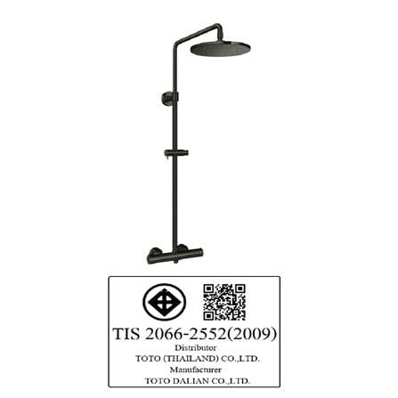ฝักบัว RAIN SHOWER ผสม TOTO TBW07404T-MBL สีดำ_2