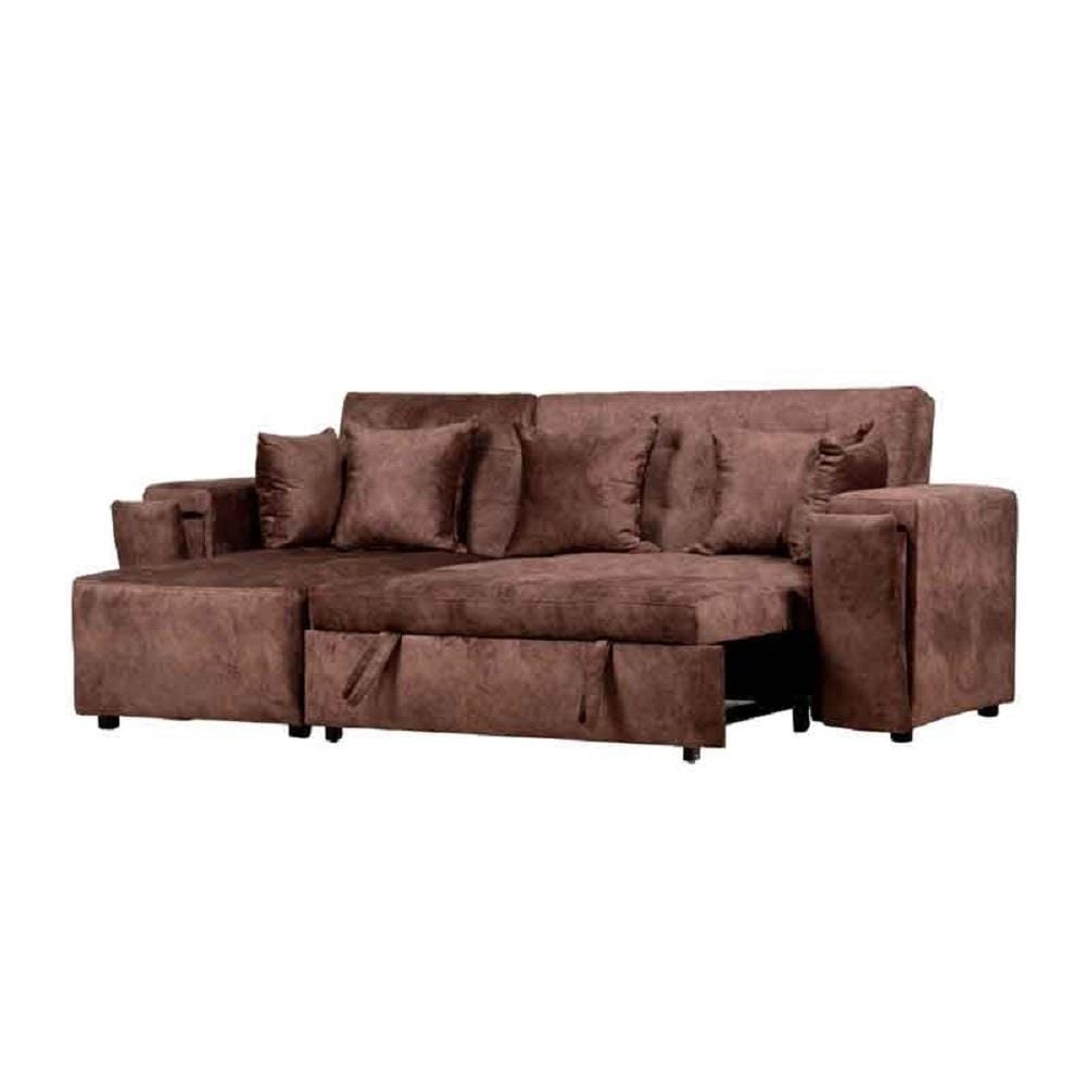 โซฟาเข้ามุมซ้าย AS FURNITURE ALEX CRBWU38 สีน้ำตาล
