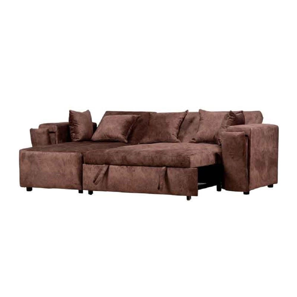 โซฟาเข้ามุมซ้าย AS FURNITURE ALEX CRBWU38 สีน้ำตาล