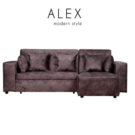 โซฟาเข้ามุมขวา AS FURNITURE ALEX CLGYU40 สีเทาเข้ม_8