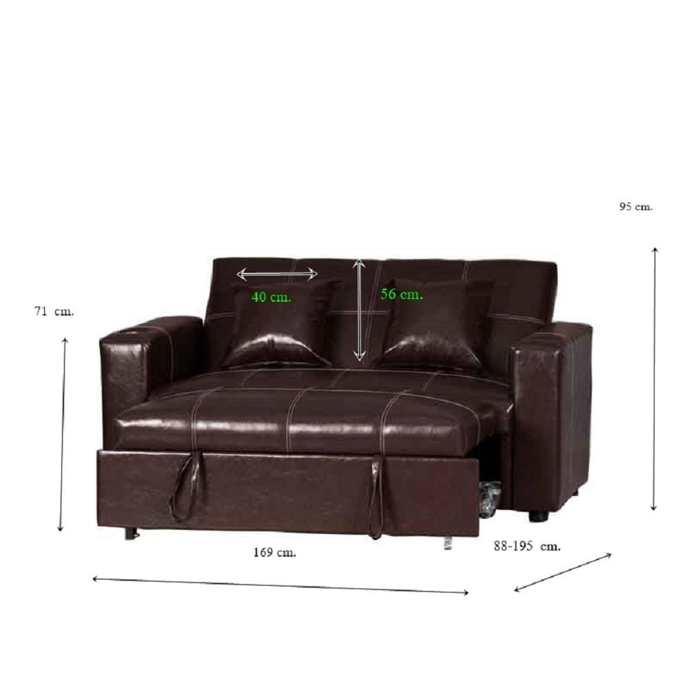 โซฟาเบด AS FURNITURE CHARNA LBWFJ สีน้ำตาลเข้ม