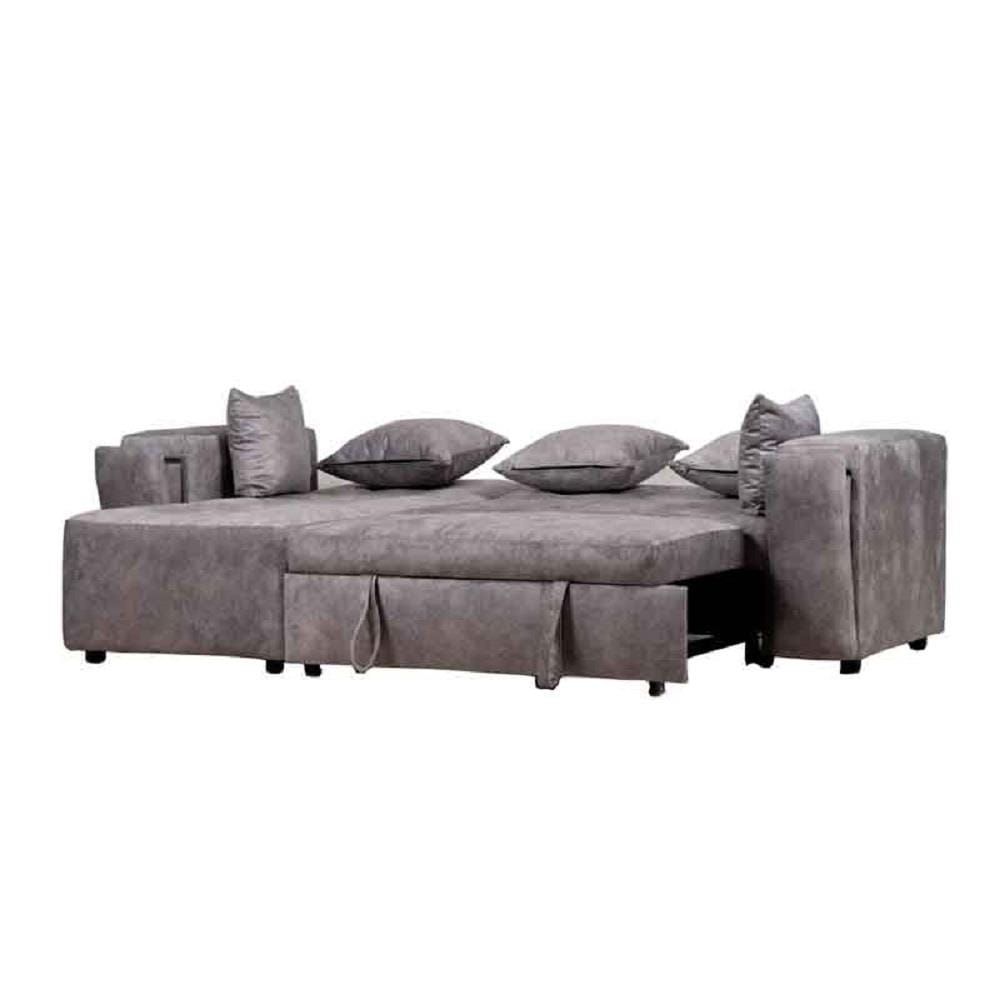 โซฟาเข้ามุมซ้าย AS FURNITURE ALEX CRGYU58 สีเทาอ่อน