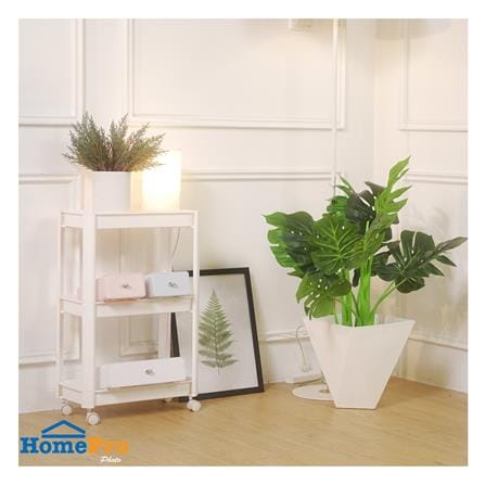 ชั้นวางของ 3 ชั้น STACKO VODA 40X22.5X64 ซม. สีขาว_4