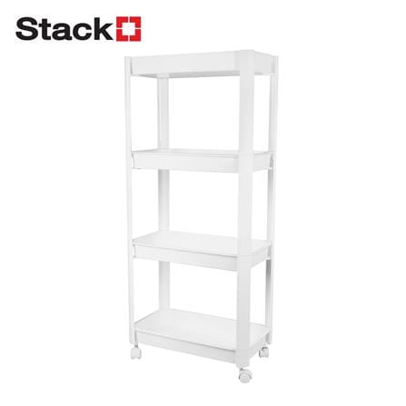 ชั้นวางของ 4 ชั้น STACKO VODA 40X22.5X91.5 ซม. สีขาว_1