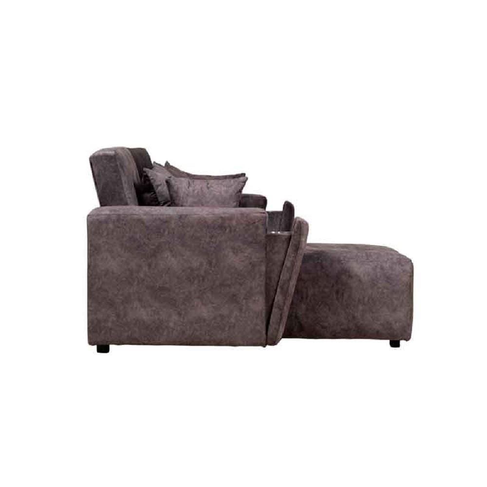 โซฟาเข้ามุมซ้าย AS FURNITURE ALEX CRGYU40 สีเทาเข้ม