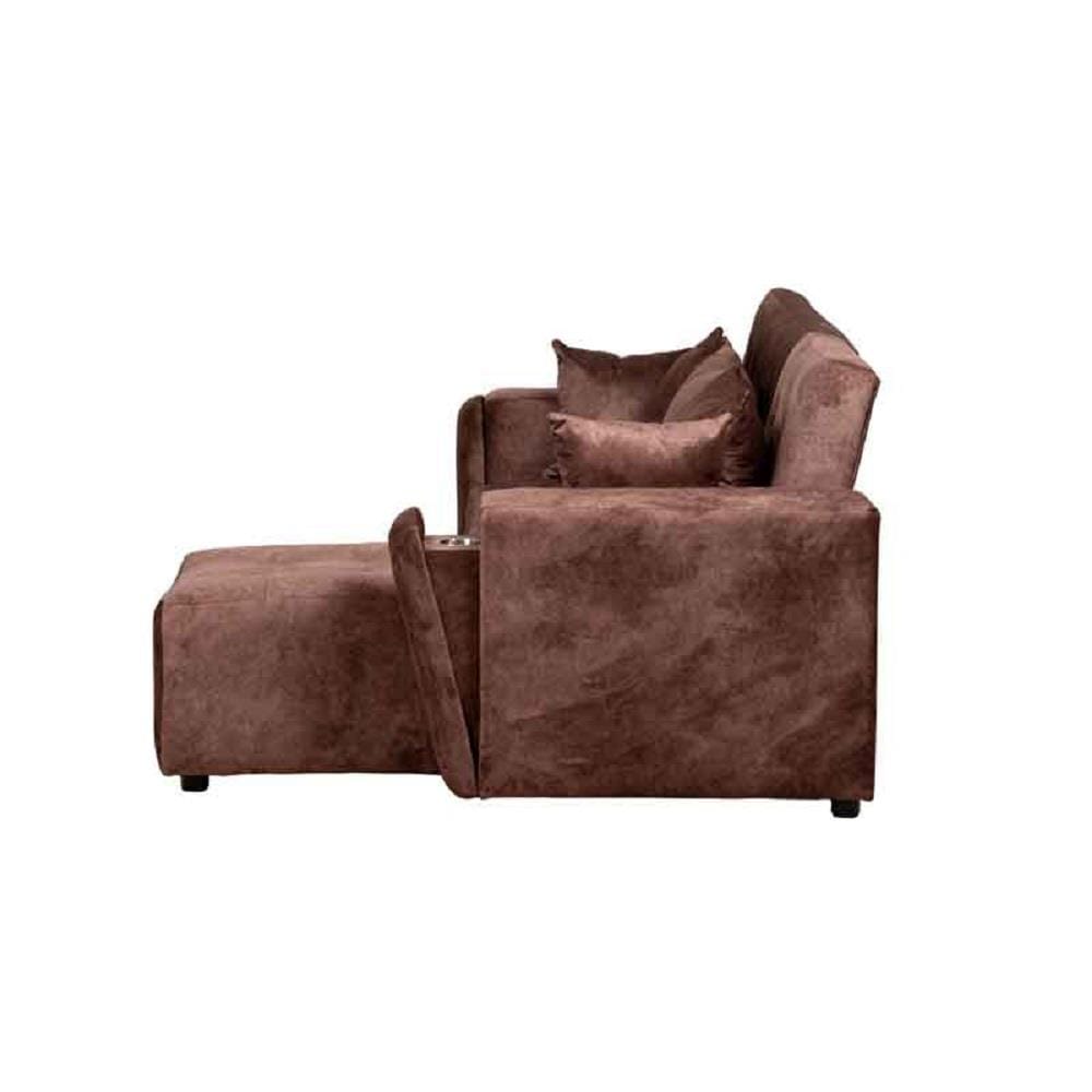 โซฟาเข้ามุมขวา AS FURNITURE ALEX CLBWU38 สีน้ำตาล