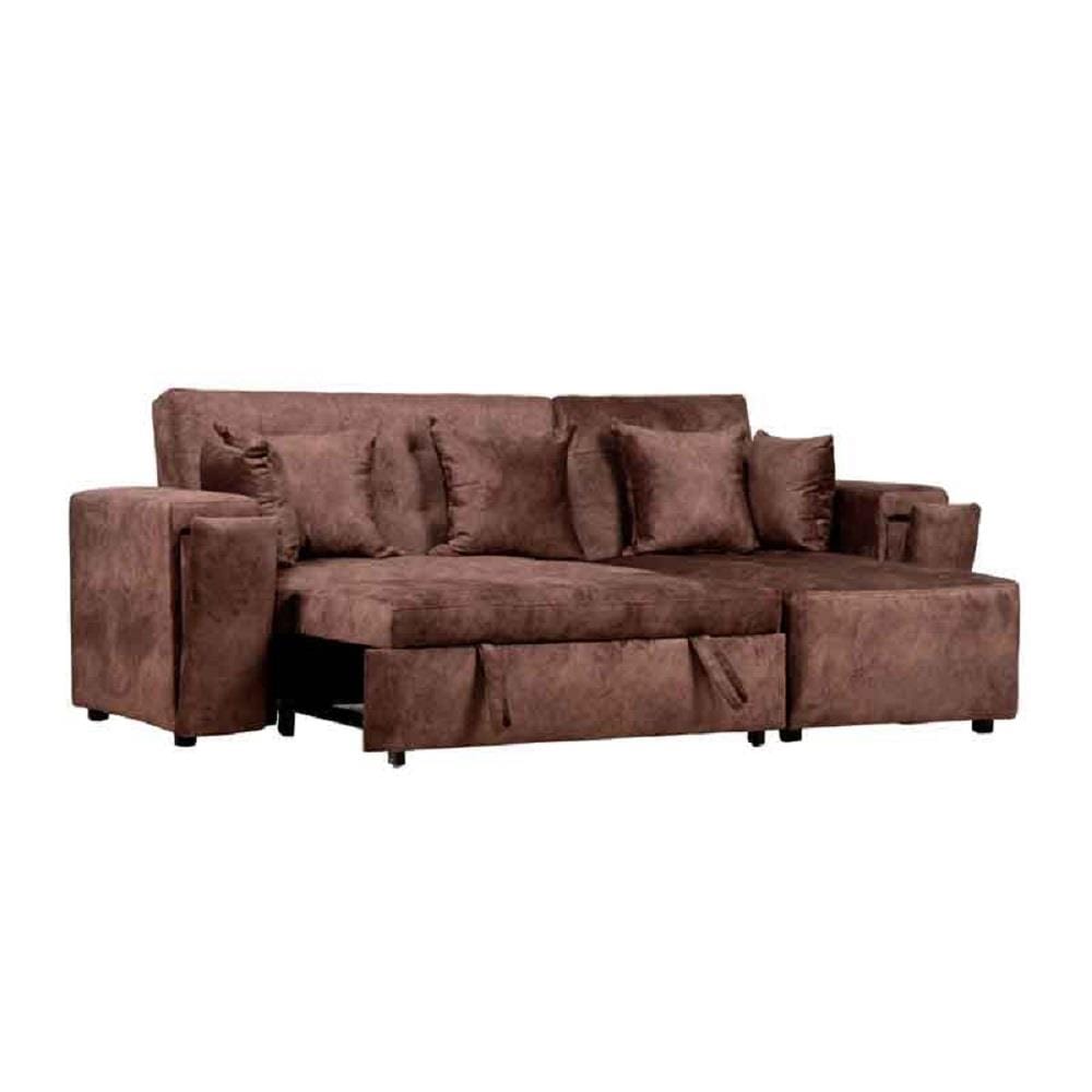 โซฟาเข้ามุมขวา AS FURNITURE ALEX CLBWU38 สีน้ำตาล
