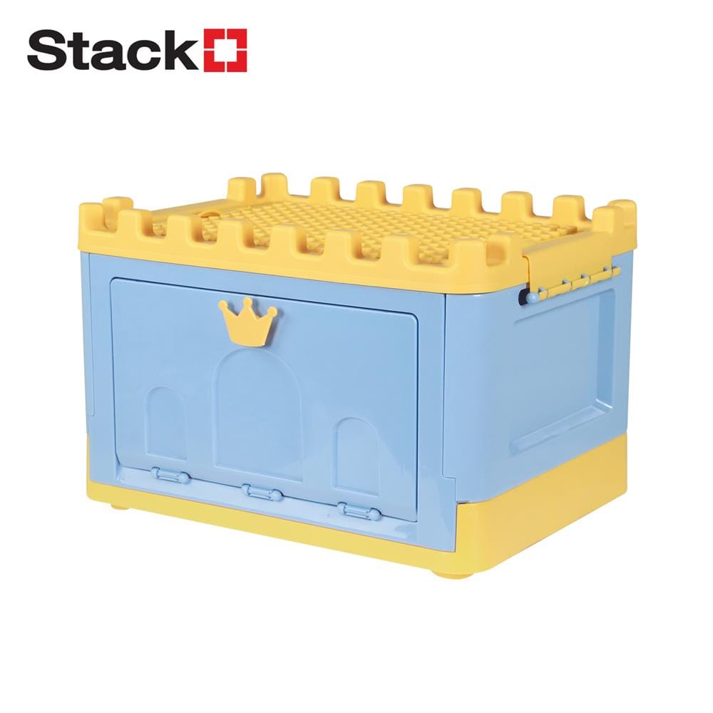 กล่องเก็บของ STACKO KID FORT SIZE S 41X30X27 ซม. สีฟ้า_0