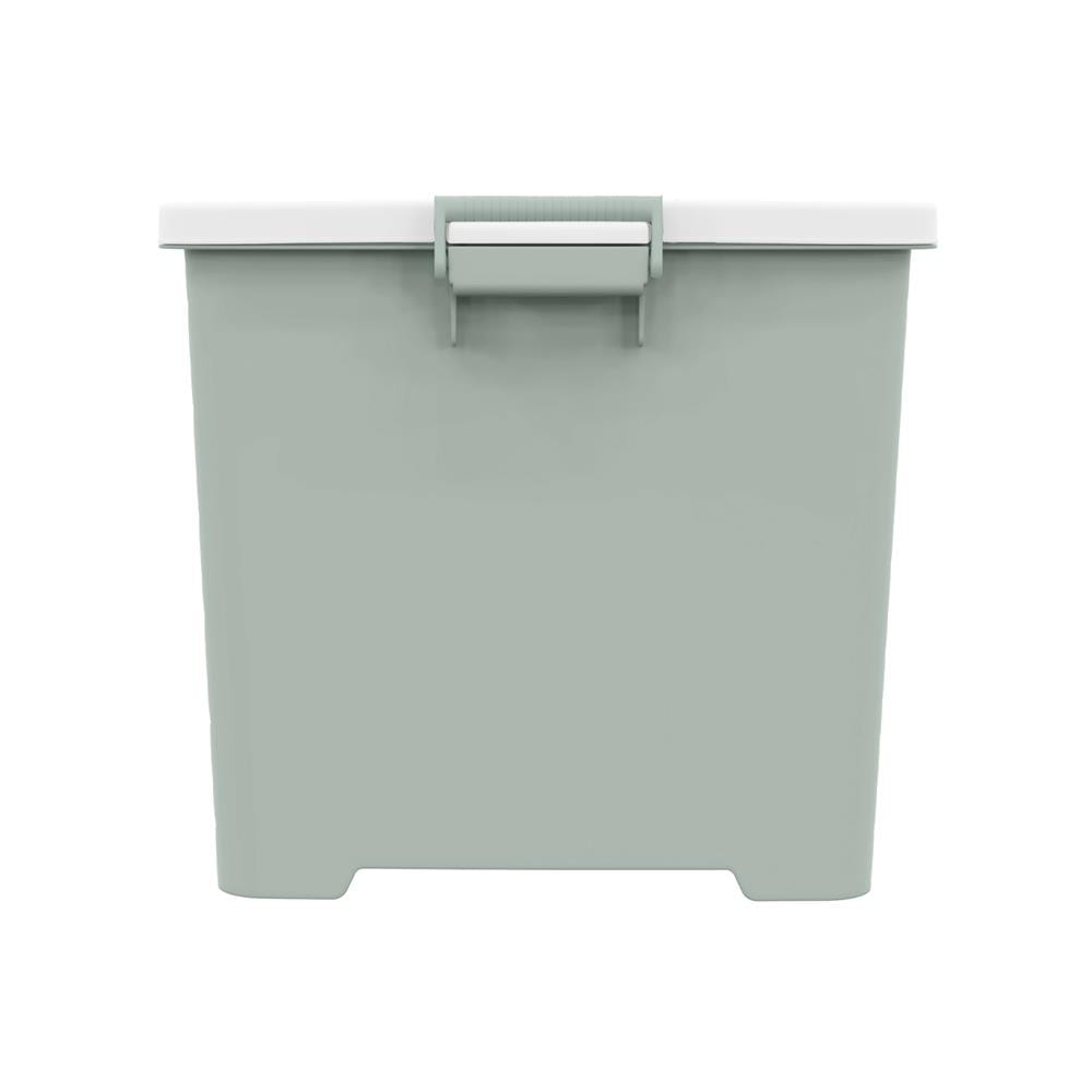 กล่องเก็บของ STACKO CIRCULAR 70 ลิตร 42X63X36.5 ซม. สีขาว/เขียว
