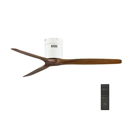 พัดลมไม่มีโคมไฟ MR.KEN 25-01858 52 นิ้ว สีขาว/น้ำตาลเข้ม_0