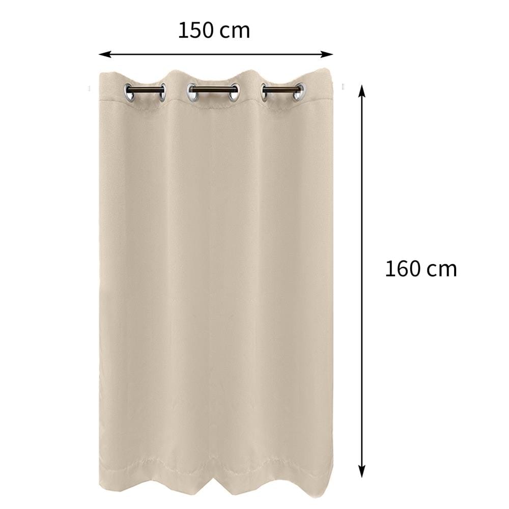 ผ้าม่าน EYELET HOME LIVING STYLE MOLLIE UV 150X160 ซม. สีครีม