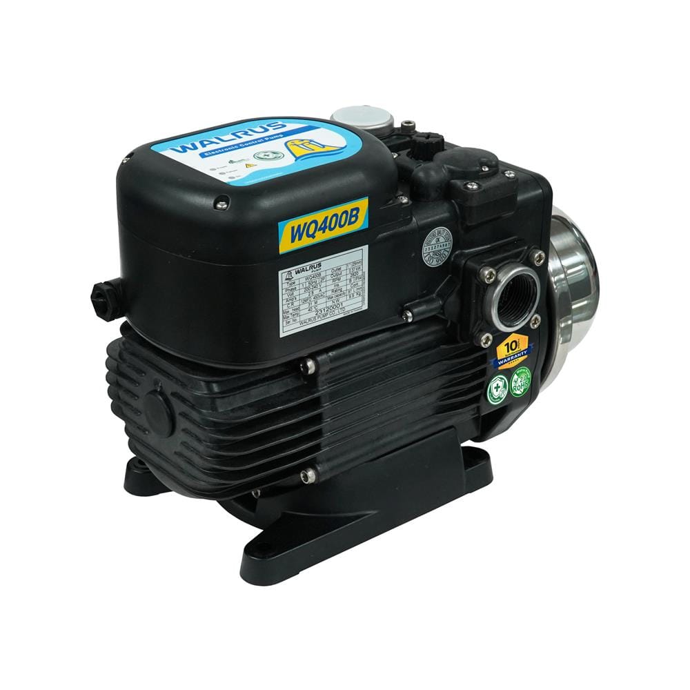 ปั๊มอัตโนมัติเสียงเงียบ WALRUS  WQ400B 370 วัตต์