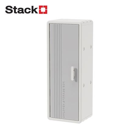 ตู้บานเปิด STACKO KIDDY 40.5X32X108 ซม. สีขาว_1