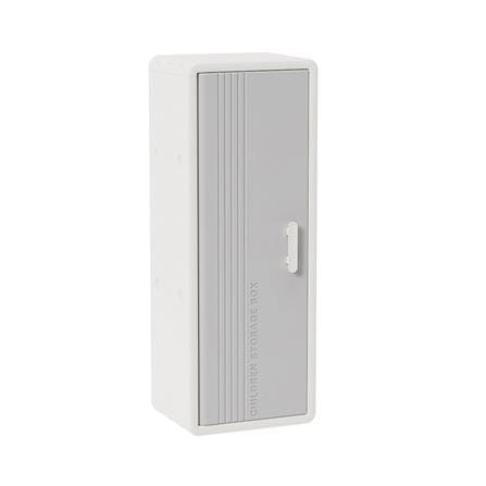 ตู้บานเปิด STACKO KIDDY 40.5X32X108 ซม. สีขาว_3