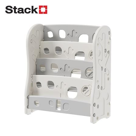 ชั้นวางหนังสือ 4 ชั้น STACKO KIDDY 80X36X92 ซม. สีขาว_0